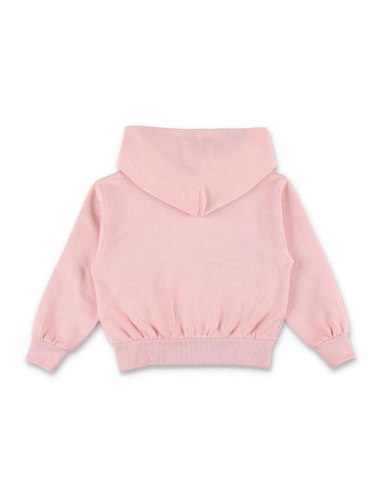  [키즈] 구찌 티셔츠 키즈  후드티 플리스 코 후드티 스무스 핑크 - GUCCI