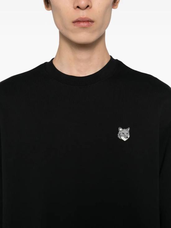 26SS 메종키츠네 폭스 헤드 컴포트 스웨트셔츠 PM00304KM0341 P199 BLACK - MAISON KITSUNE