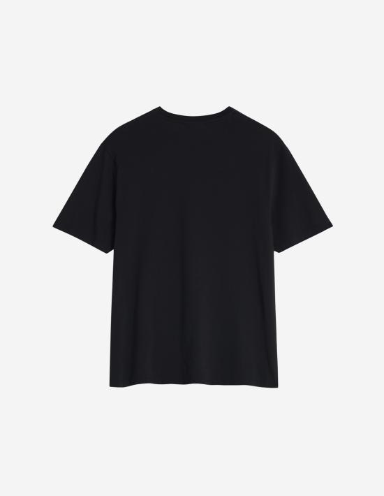 26SS 메종키츠네 폭스 헤드 레귤러 티셔츠 PM00107KJ7026 P199 BLACK - MAISON KITSUNE