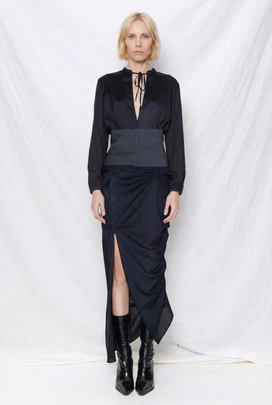  Jovana Markovic 롱 스커트 조바나 마르코비치 웨이브 - OTHER BRANDS