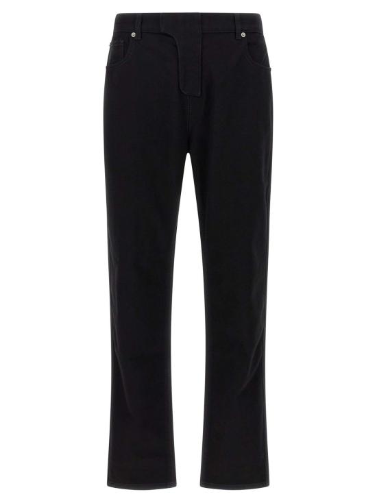  발망 데님 팬츠 레귤러 진 블랙