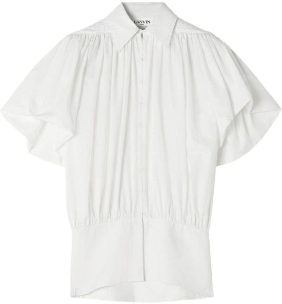 25FW 랑방 블라우스 RWTO00106166H25020 WHITE