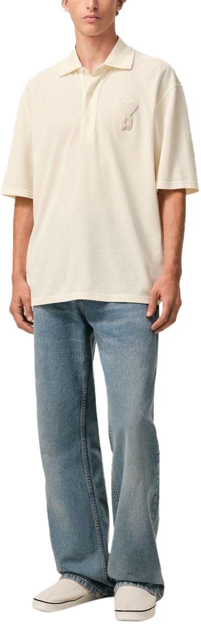 26SS 아미 폴로 티셔츠 UPL428JE0221 WHITE - AMI