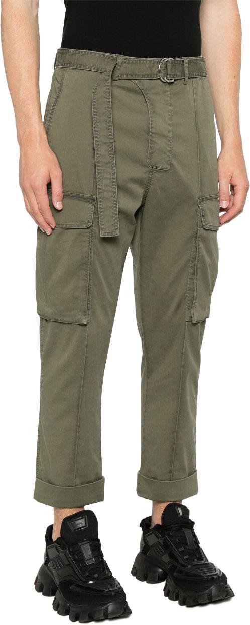  발망 카고 팬츠 EH1PQ340CF877CW DONKERGREEN - BALMAIN