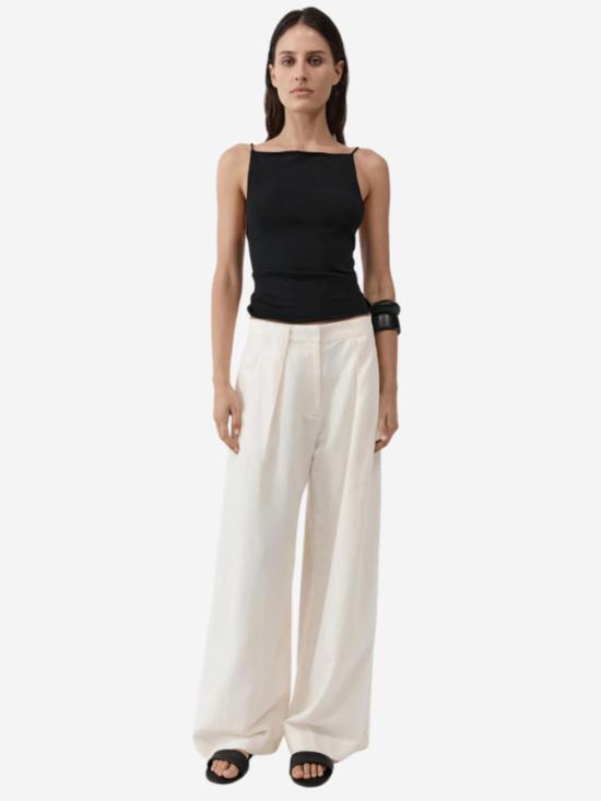  세인트아그니 블라우스 세인트 아그니 트위스트 백 니트 탑 - ST.AGNI