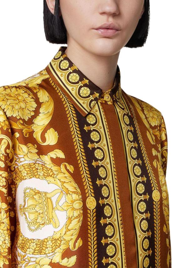 25FW 베르사체 블라우스 10013601A152155N790 GOLD - VERSACE
