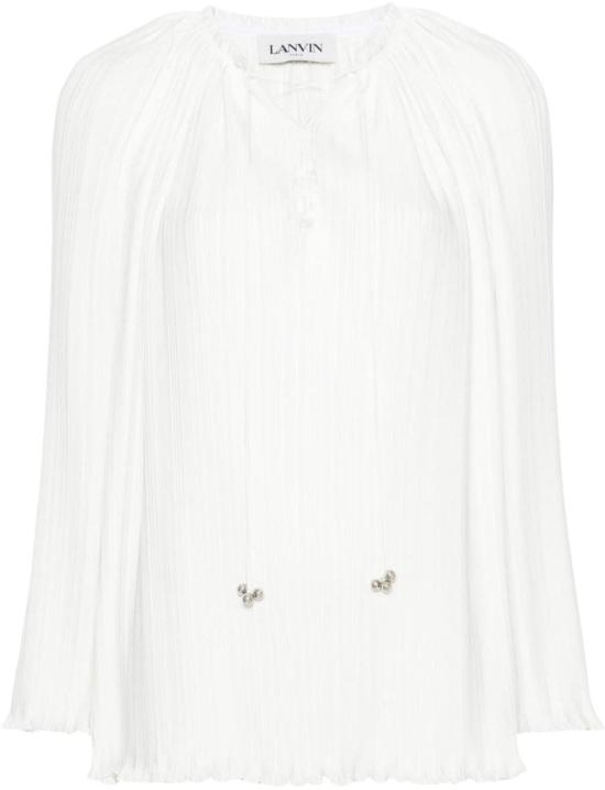  랑방 블라우스 RWTO00015904P24001 WHITE