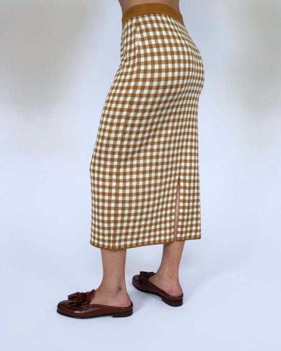  게스트 인 레지던스 롱 스커트 깅엄 - GUEST IN RESIDENCE