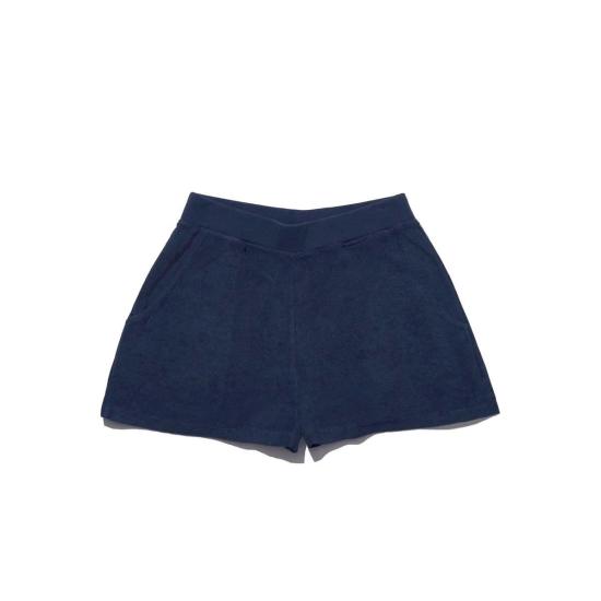  큘 숏팬츠 쿨레 테리 비너스 쇼츠 크림/네이비