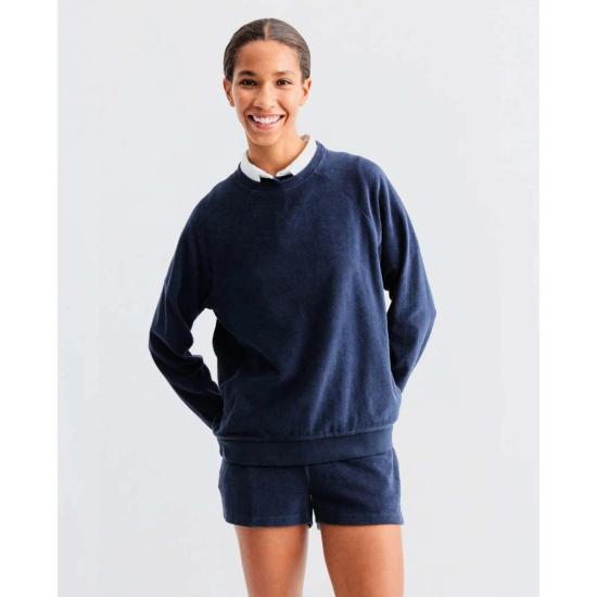  큘 숏팬츠 쿨레 테리 비너스 쇼츠 크림/네이비 - KULE