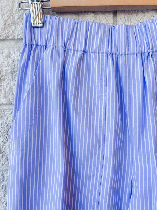  조나단 심카이 팔라초 팬츠 Jonathan Simkhai Arden 풀온 팬츠 페리윙클 스트라이프 - JONATHAN SIMKHAI