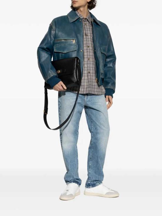 26SS 베르사체 데님 자켓 10217531A16056 1UO60 PETROL BLUE - VERSACE