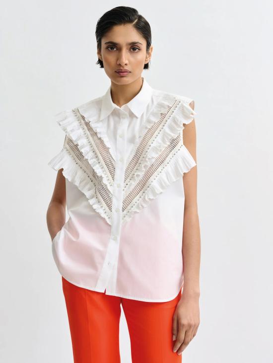 26SS 에센셜앤트워프 블라우스 JEANDARLENEwh00