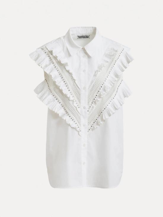 26SS 에센셜앤트워프 블라우스 JEANDARLENEwh00 - ESSENTIEL ANTWERP