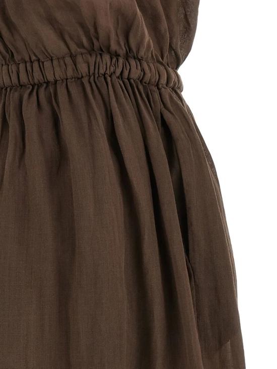 26SS 누드 롱 원피스 1103E26427 08 CHOCOLATE - NUDE