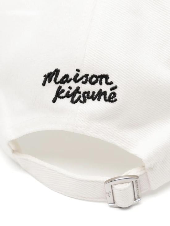 26SS 메종키츠네 폭스 헤드 캡 PM06100WW0096 P100 WHITE - MAISON KITSUNE