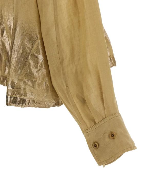 26SS 누드 블라우스 1103E26426 513 KHAKI - NUDE