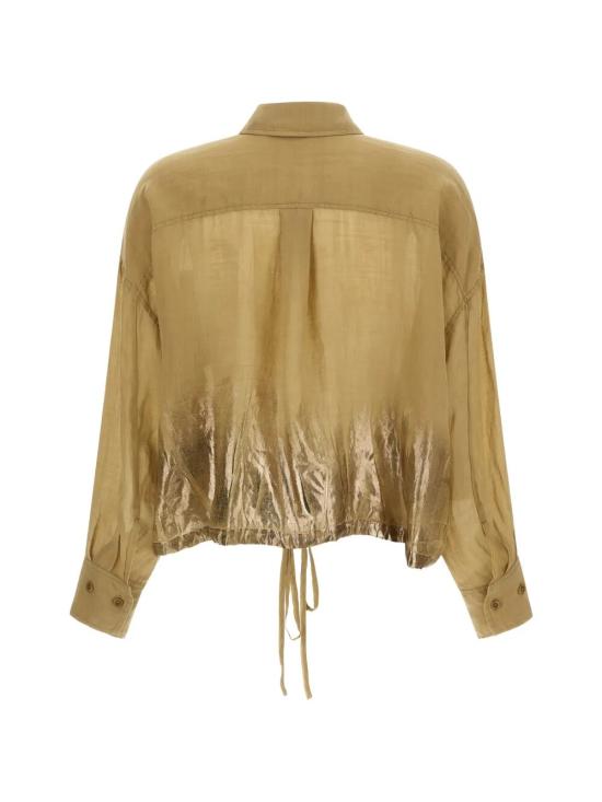 26SS 누드 블라우스 1103E26426 513 KHAKI - NUDE