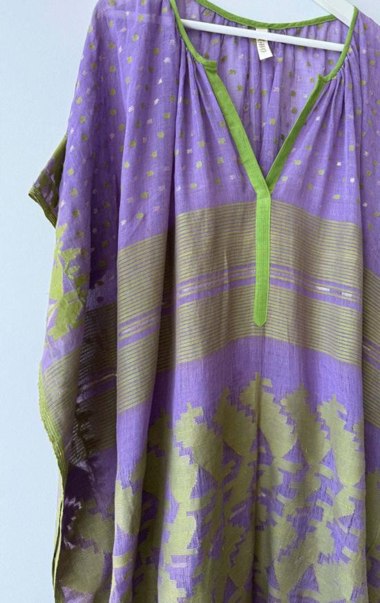  투 롱 원피스 두 개의 다카 카프탄 - TWO