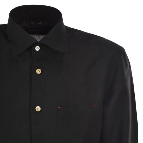 26SS 키톤 긴팔 셔츠 UMCNER BLACK - KITON
