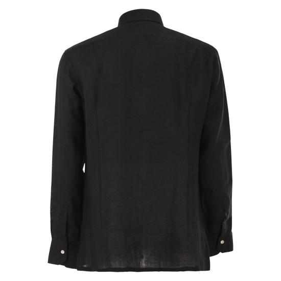 26SS 키톤 긴팔 셔츠 UMCNER BLACK - KITON