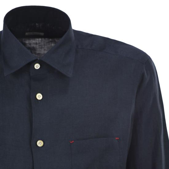 26SS 키톤 긴팔 셔츠 UMCNER NAVY - KITON