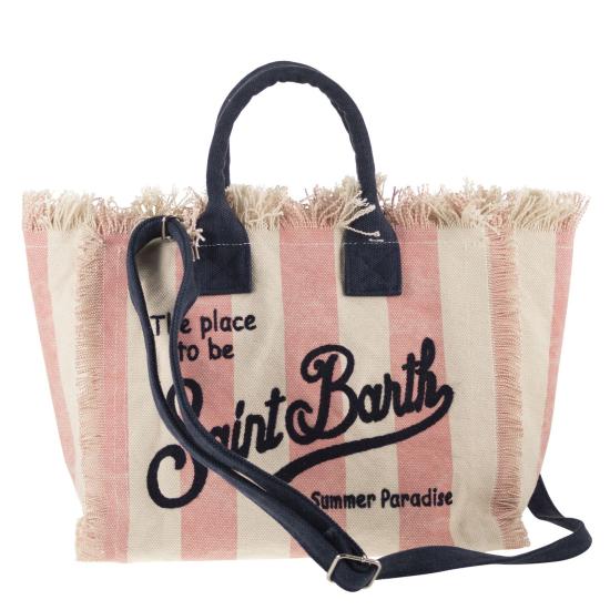 26SS 세인트바쓰 토트백 COL0001 WHITE PINK - MC2 SAINT BARTH