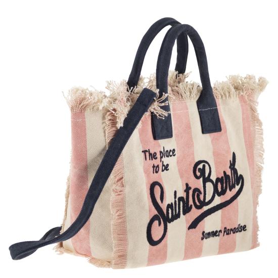 26SS 세인트바쓰 토트백 COL0001 WHITE PINK - MC2 SAINT BARTH