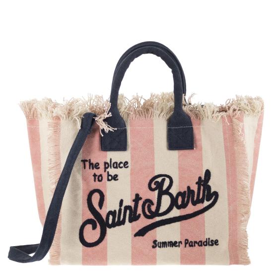 26SS 세인트바쓰 토트백 COL0001 WHITE PINK