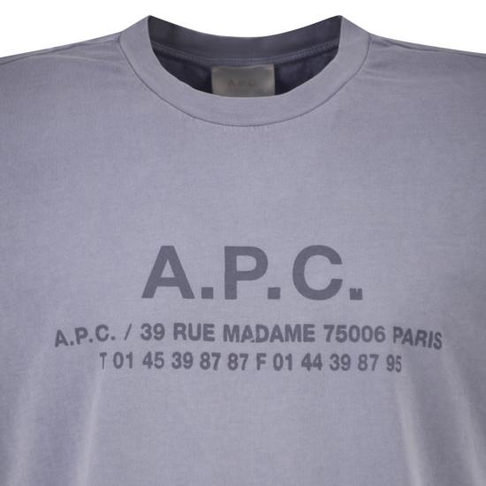 26SS 아페쎄 반팔 티셔츠 COHBS LIGHT BLUE - A.P.C.