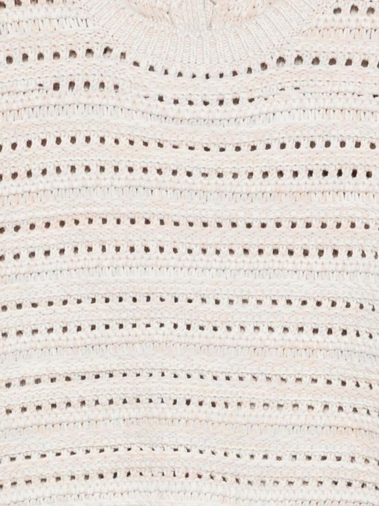  엠포리오 아르마니 스웨터 코튼 오픈 니트  베이지 - EMPORIO ARMANI