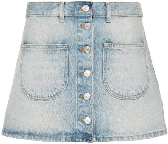  쿠레쥬 숏 스커트 124DJU156DE00167011 LICHTBLUE