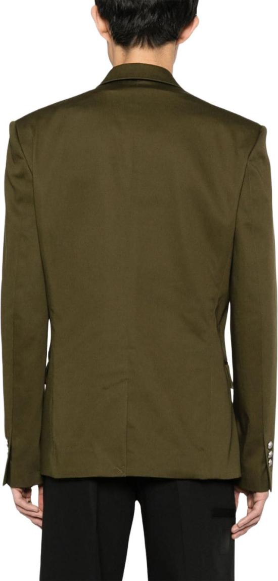  발망 수트 자켓 CH0SI319CF077CW DONKERGREEN - BALMAIN