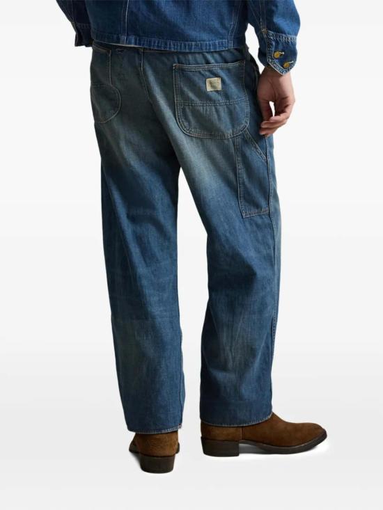  폴로 랄프로렌 데님 팬츠 폴로 랄프 로렌 세르베레 클래식 핏 워크웨어 진 무스 리버 인디고 - POLO RALPH LAUREN