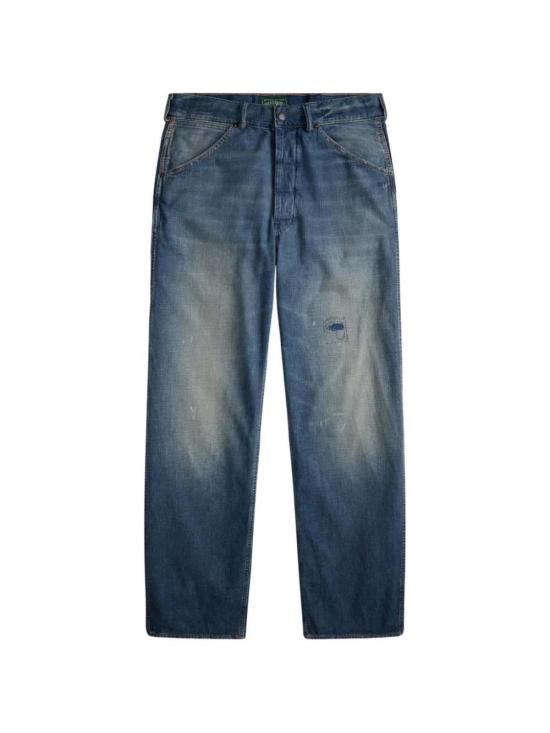  폴로 랄프로렌 데님 팬츠 폴로 랄프 로렌 세르베레 클래식 핏 워크웨어 진 무스 리버 인디고