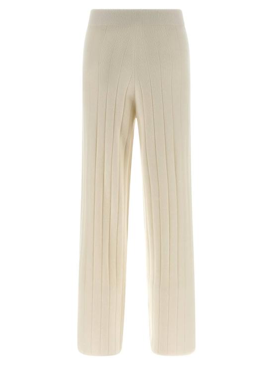  막스마라 스트레이트 팬츠 막스 마라 자르댕 조거 팬츠 화이트 - MAX MARA