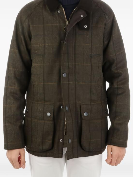 25FW 바버 비데일 체크 울 재킷 MW00288 MWOOL91 - BARBOUR