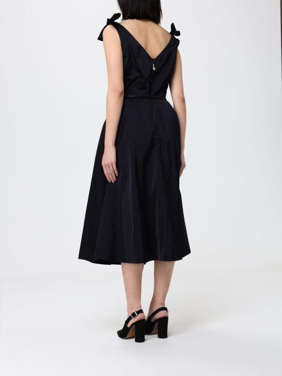 26SS 엘리자베타프랜치 롱 원피스 AB90361E2 110 Black - ELISABETTA FRANCHI