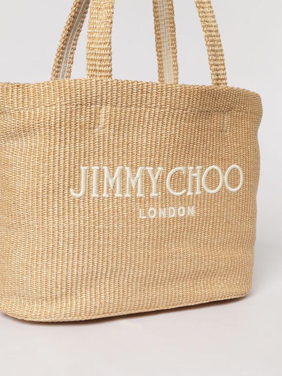 26SS 지미추 숄더백 BEACHTOTEEWJYN NATURAL LATTE Beige - JIMMY CHOO