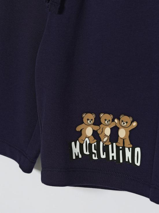 26SS [키즈] 모스키노 쇼츠/버뮤다 HUQ02MLCA89 40016 Blue - MOSCHINO