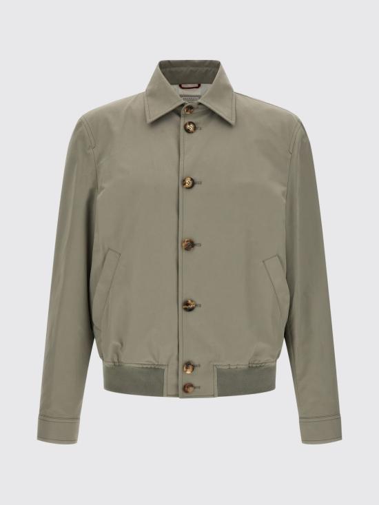 26SS 브루넬로 쿠치넬리 자켓 MY4196407 CWO31 Green - BRUNELLO CUCINELLI