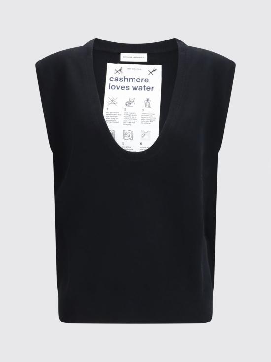 26SS 익스트림캐시미어 민소매 티셔츠 42317401TU05 RAVEN Black - EXTREME CASHMERE