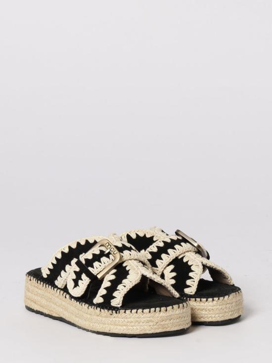26SS 모우 뮬/슬리퍼 641003A BKWH Black - MOU