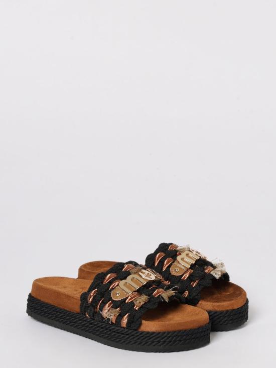 26SS 모우 뮬/슬리퍼 451008K BLA Black - MOU