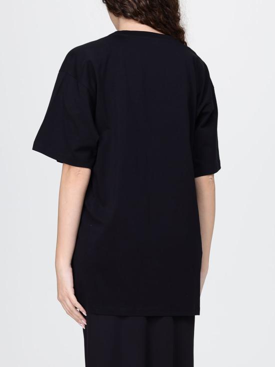 26SS 모스키노 반팔 티셔츠 07130441 1555 Black - MOSCHINO