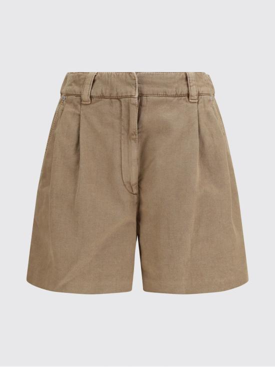 26SS 브루넬로 쿠치넬리 숏팬츠 ML996P5761 C1799 Amber - BRUNELLO CUCINELLI