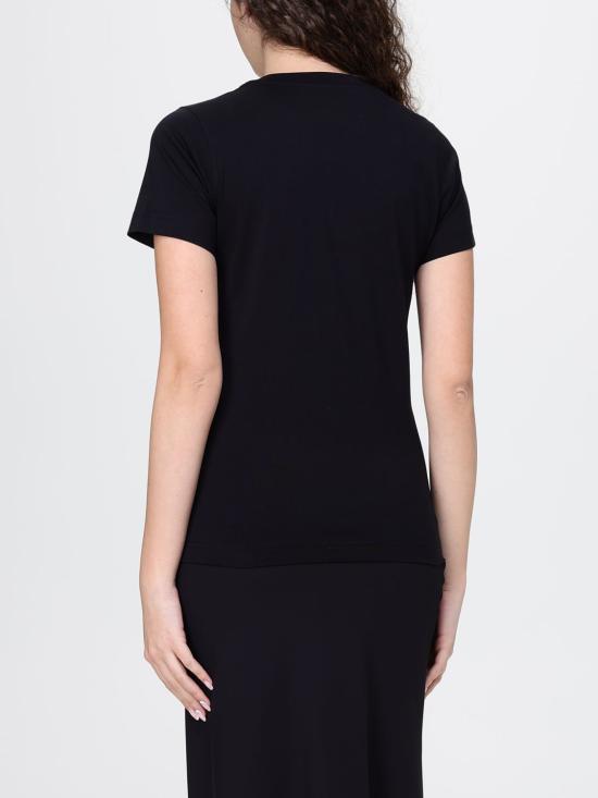 26SS 모스키노 반팔 티셔츠 07140441 1555 Black - MOSCHINO