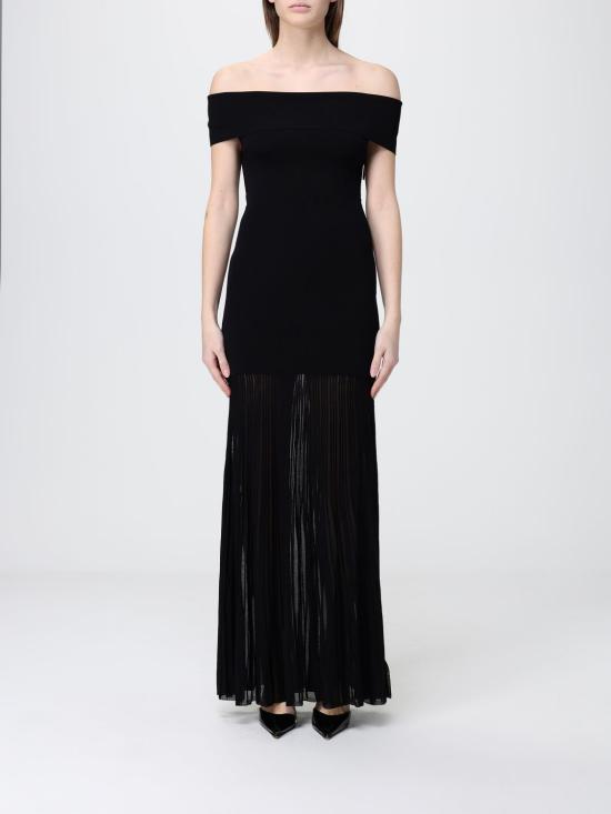 26SS 마이클 코어스 롱 원피스 MS683HGBFD 001 Black