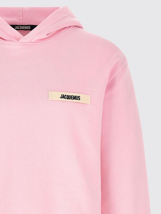 26SS 자크뮈스 후드 티셔츠 25EHOM00247AJ00126 431 Pink - JACQUEMUS