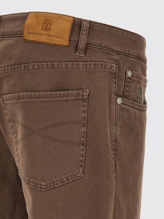 26SS 브루넬로 쿠치넬리 라이트웨이트 데님 팬츠 M277PD3210 C7503 Hazel - BRUNELLO CUCINELLI